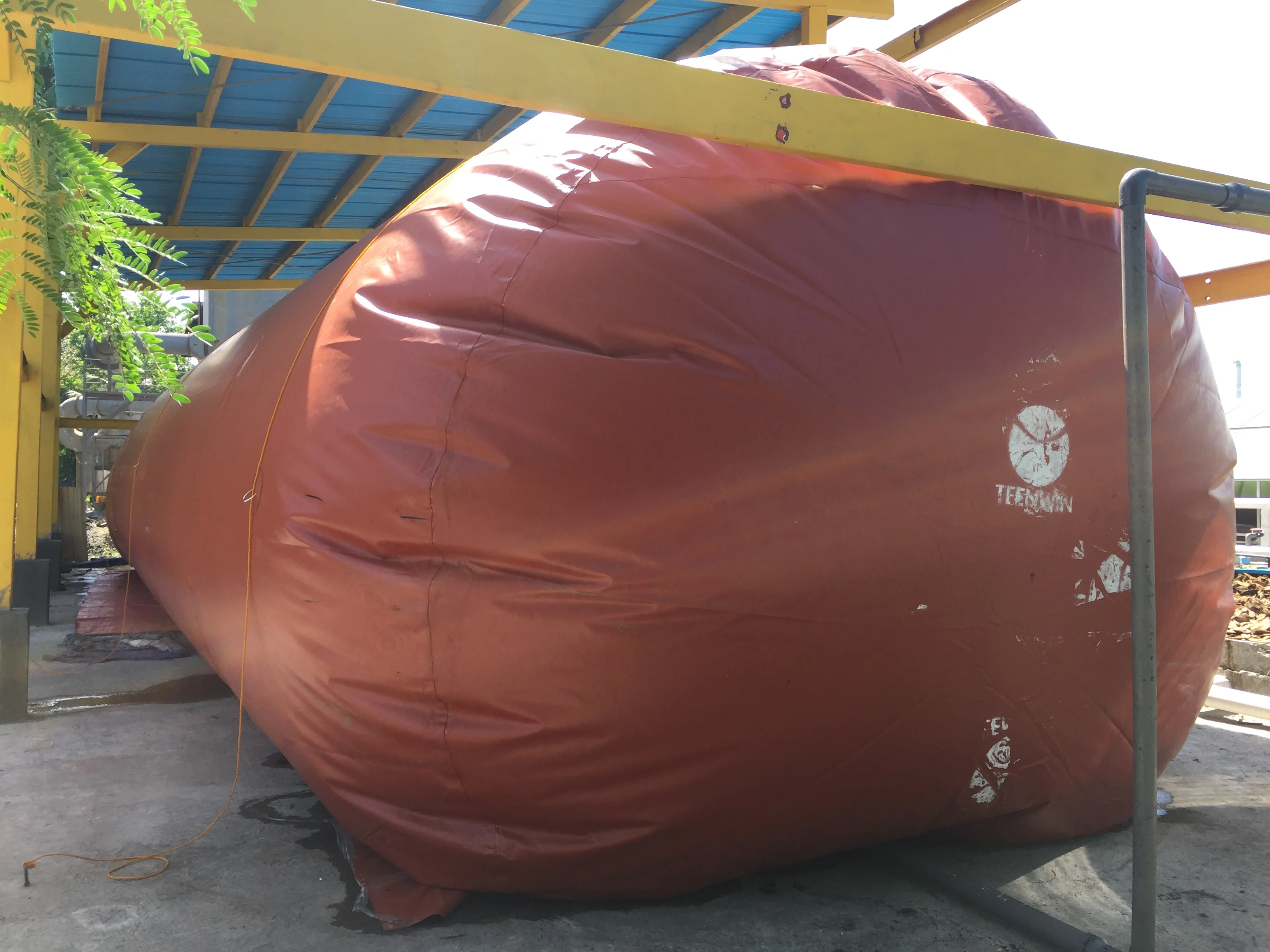  Складная и мягкая сумка для хранения биогаза из ПВХ
