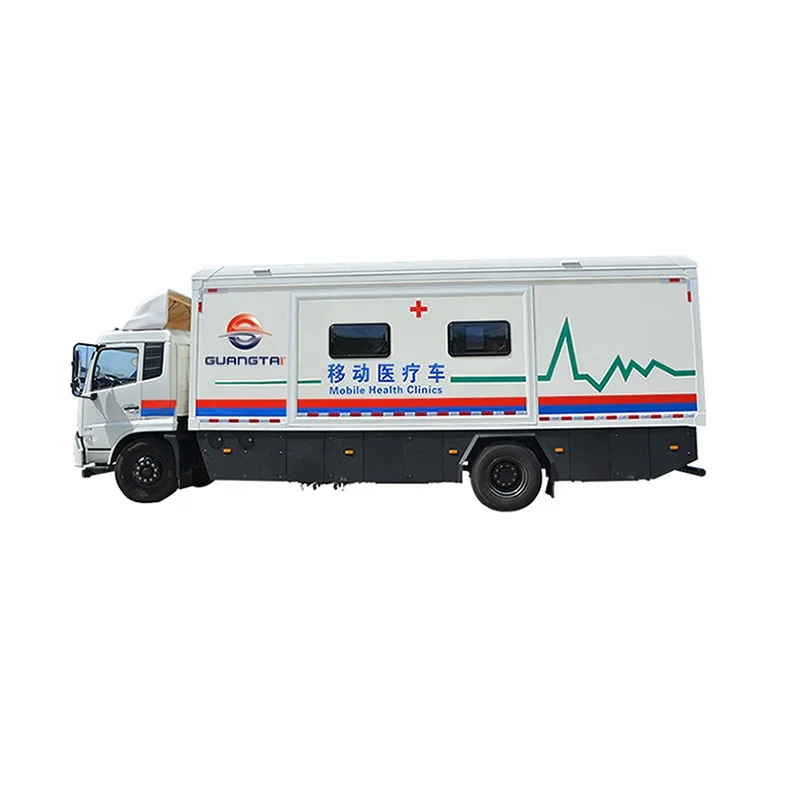 Quick response medical truck manufacturer mobile clinic vehicle health examination truck for rural areas service