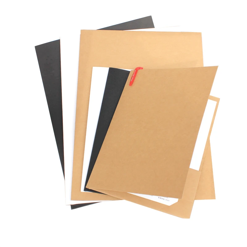 9*12' factory printing  A4 A5 Paper/Document Presentation File Folders Custom Logo for File and Business Folders with Pockets