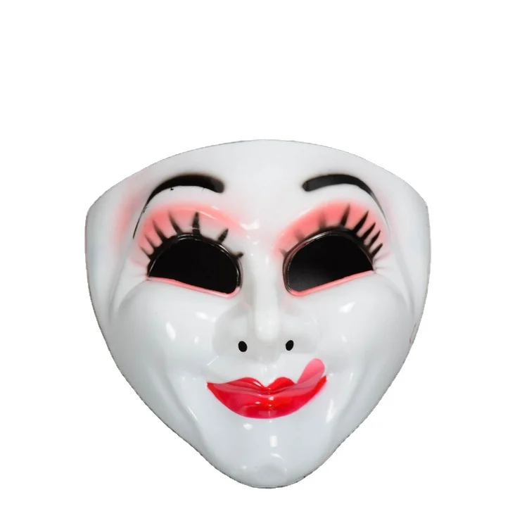 halloween plastic scary clown mask custom novelty mask carnival mask