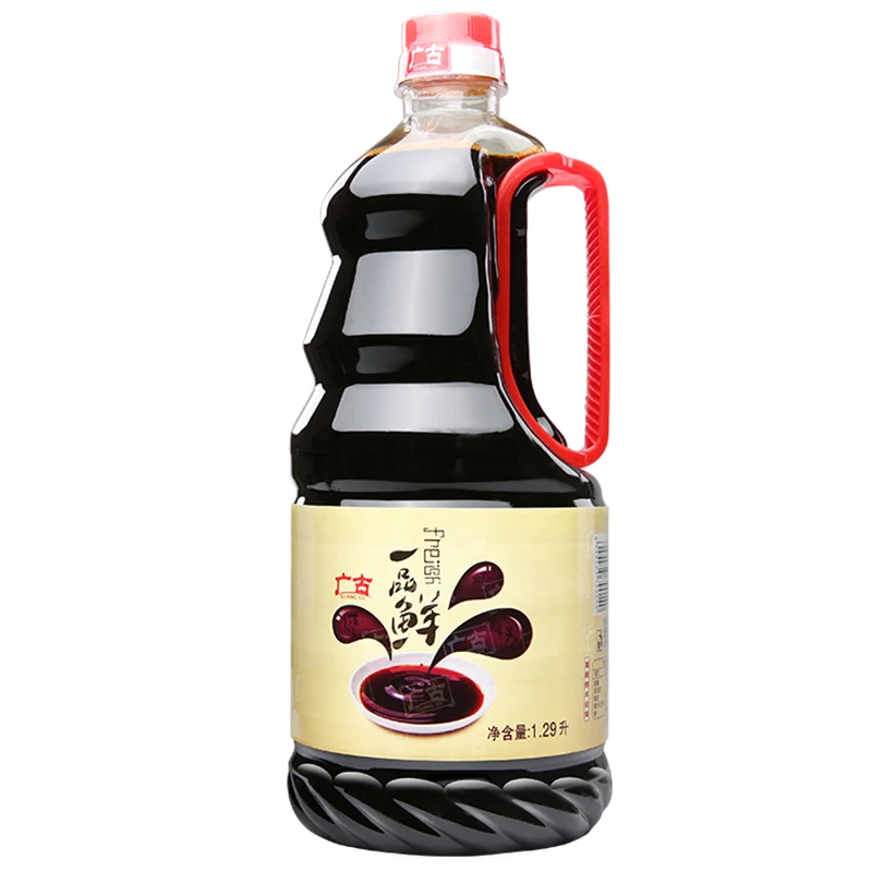 Food Seasoning Sauce 1.29L*6 Super Fresh Soy Sauce for Home Use Soja Sauce