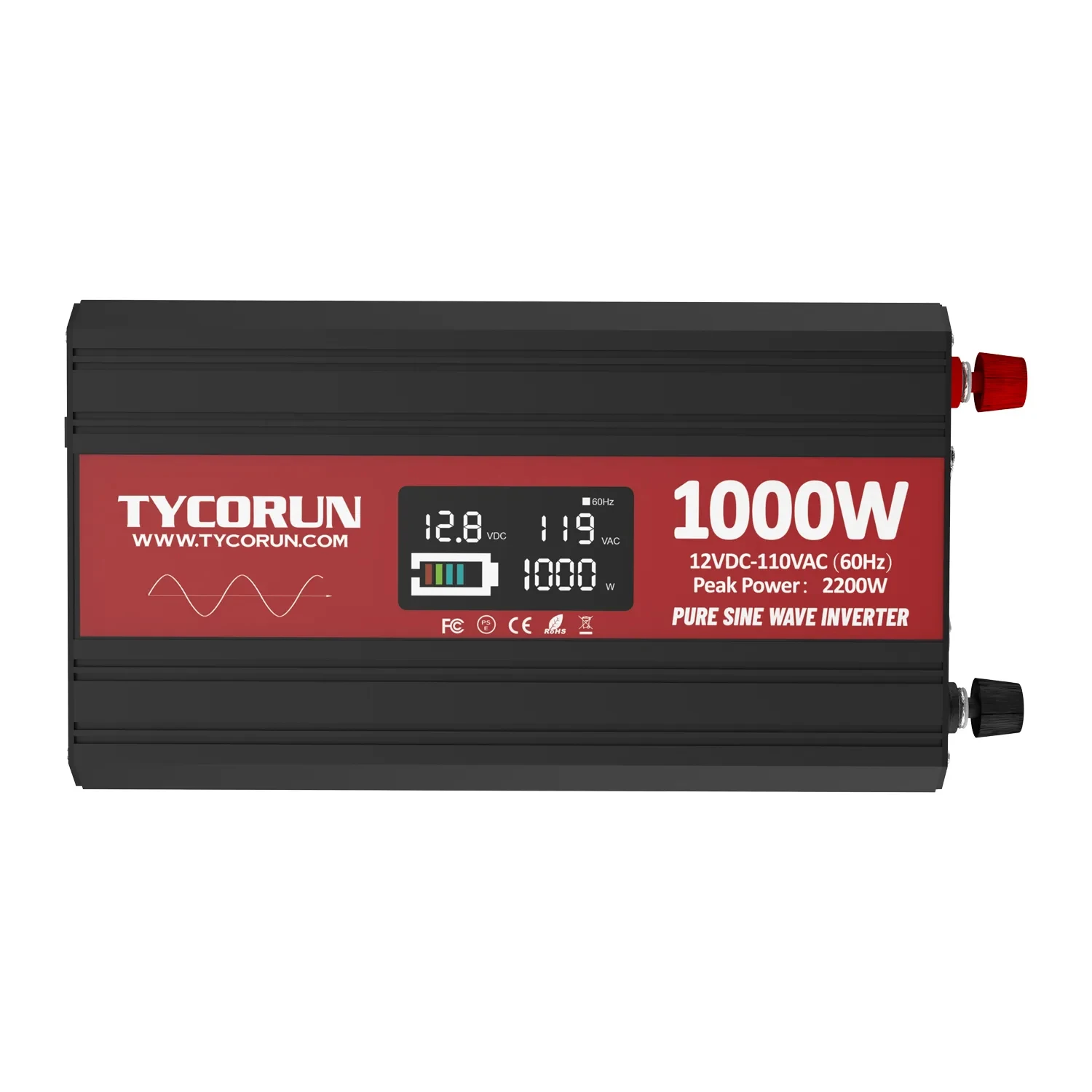 Tycorun Price Cheap 12V to 220V 500W 1000W 2000W 3KW Car Power Inverter Home Solar Photovoltaic Lithium Battery Inverter