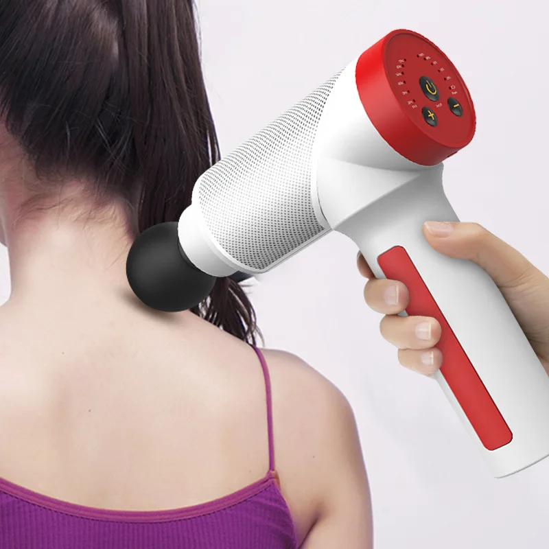 2021 Best Quality Mini Massage Gun With Type C Charger Soft Tissue Relax Portable Heat And Cool Workout Massager Guns With Ems