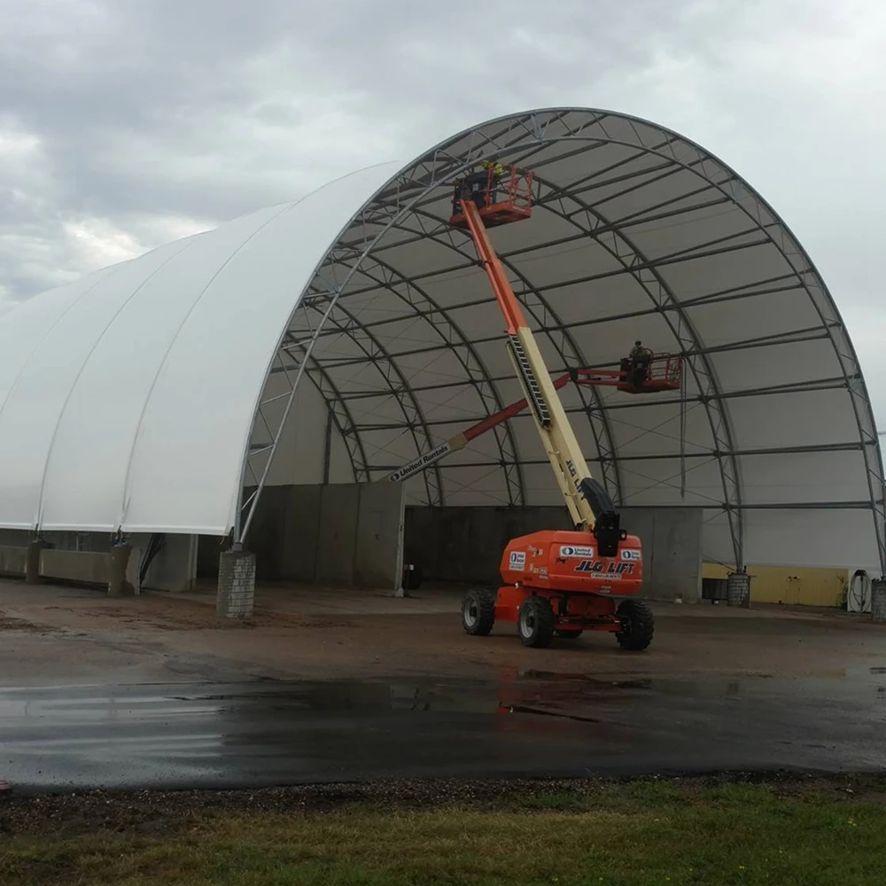Ideal portable temporary structure 30x50m Large Double truss industrial storage warehouse tent
