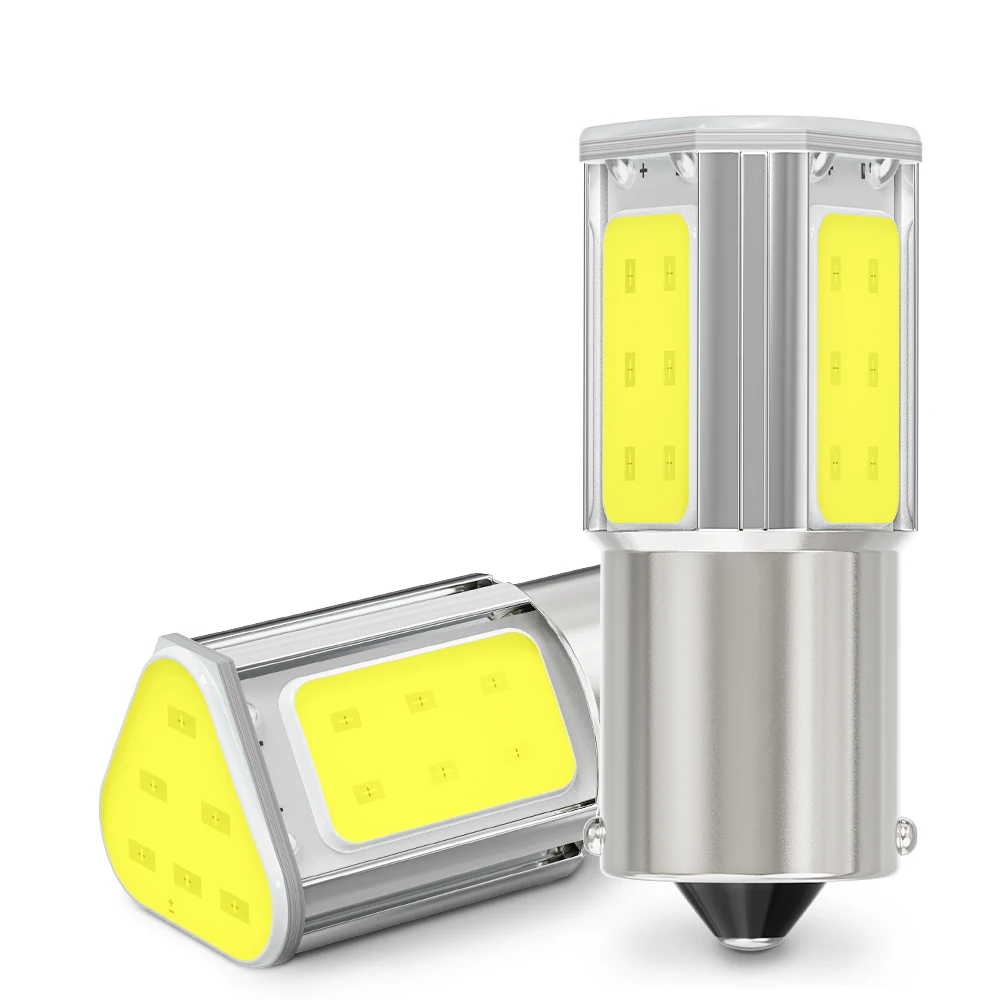 1156 1157 BA15S DC12V 7 видов цветов COB интерьер светодиодными стоп-сигналами поворота покрытие автомобиля LED свет 7 видов цветов