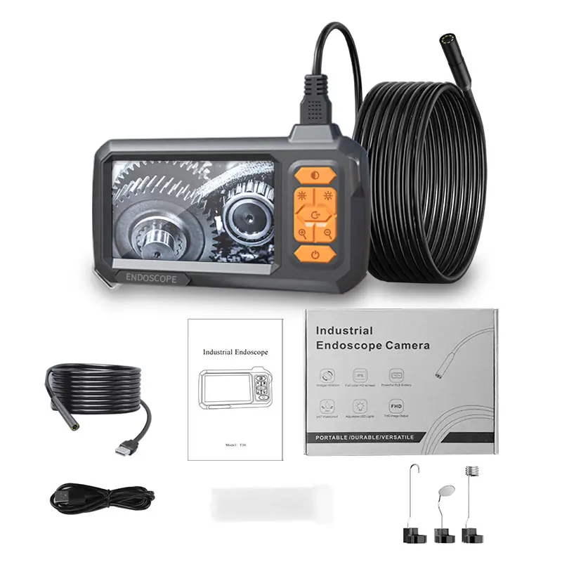 HD 1080P Endoscope Camera System Automotive Borescope Video Scope Industrial Sewer Camera Building Inspection Camera