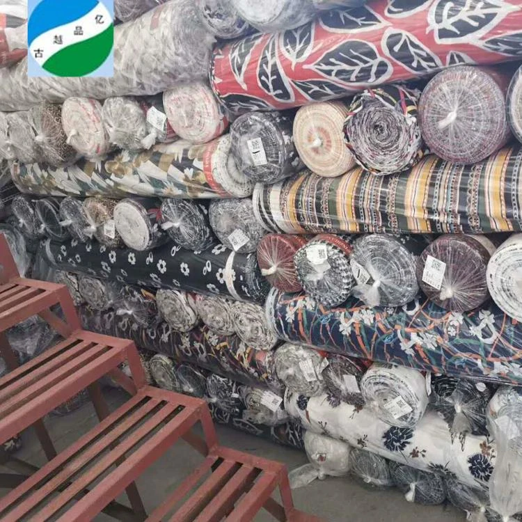 
hot selling Diamond hemp print stock lot fabric in china 