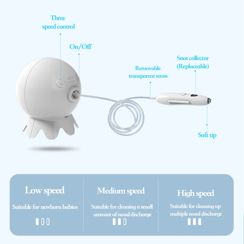 baby nose sucker electronic nasal aspirator mucus extractor for babies