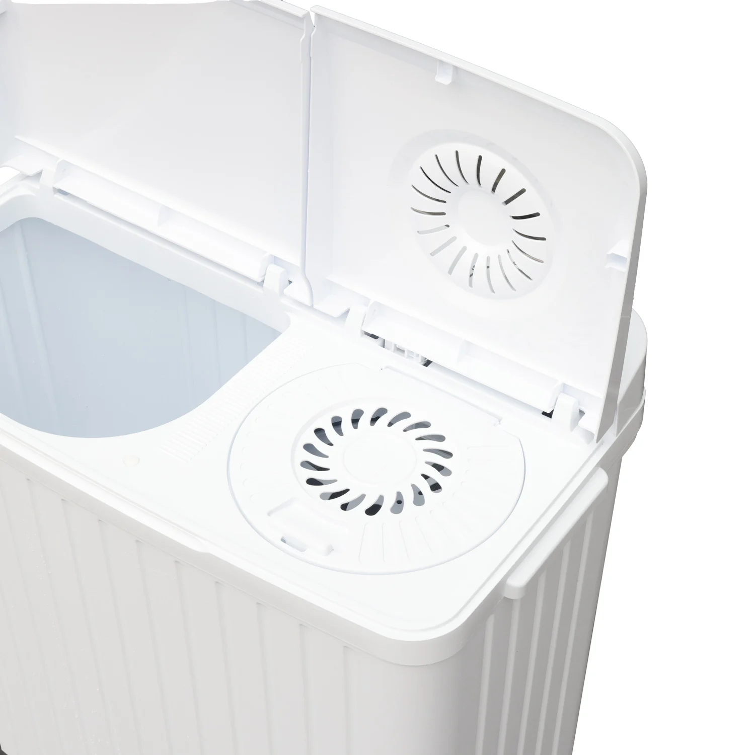 Large Capacity Twin Tub Semi-Auto Quick Drying Washing Machine English Operating Home Use with 1 Year Warranty for Hotels