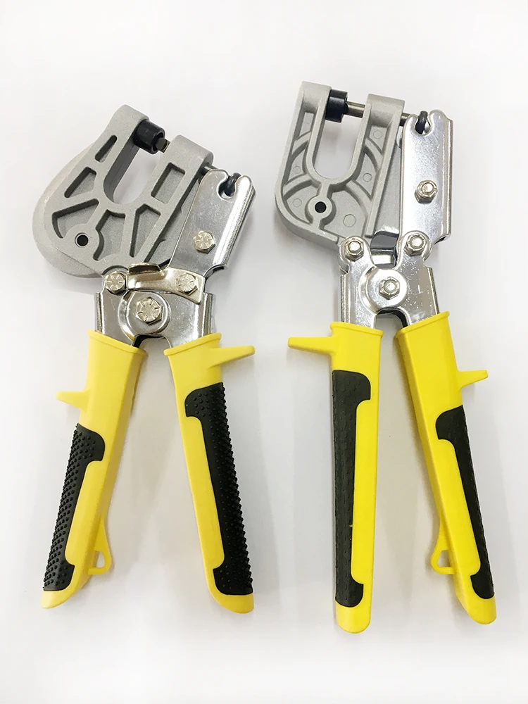 Hand Tool Drywall Metal Steel Studs Track Crimping Studs Crimper Punch Plier Lock New one-handed pliers