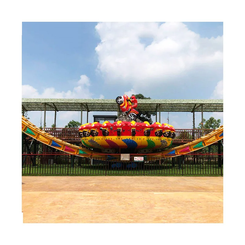 Slide Flying Outdoor Games Amusement Park Equipment  UFO Disco Ride For Sale