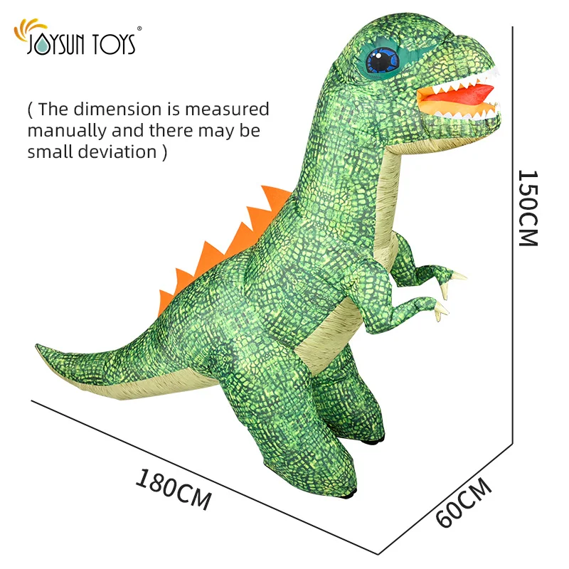 1.5M Inflatable Car toys  2.4G 360 Degree Rotate Inflatable Remote Control RC Moving Dinosaur Car Toy for Party Gift