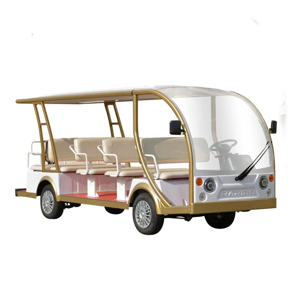 14 passengers Electric Tour car for campus and city tour