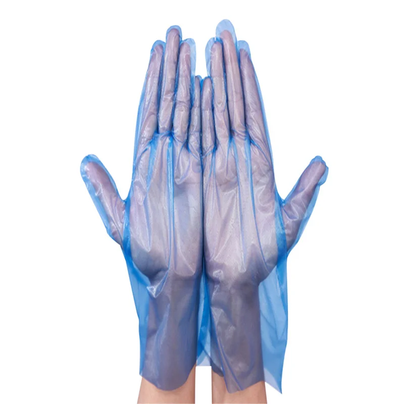 Disposable-gloves CPE Blue Portable Household Cleaning Kitchen Waterproof For Housework Clean