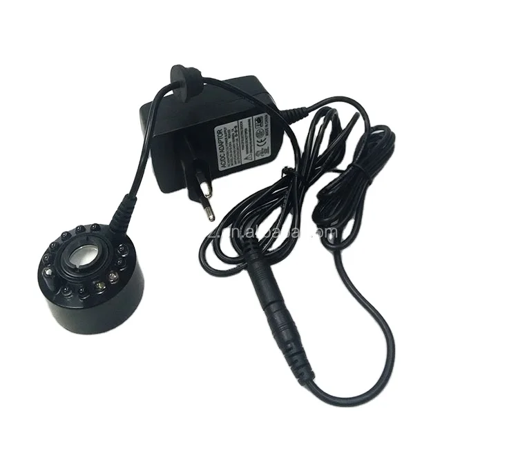 12 LED Mist Maker Fogger Maker Fog Machine Atomizer Air Humidifier for Water Fountain Pond Mountain