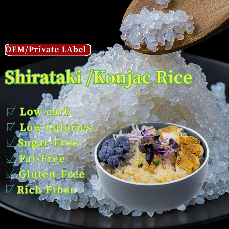 Skinny Diet Food Low Carb Food Konjac Rice Made from Konjac