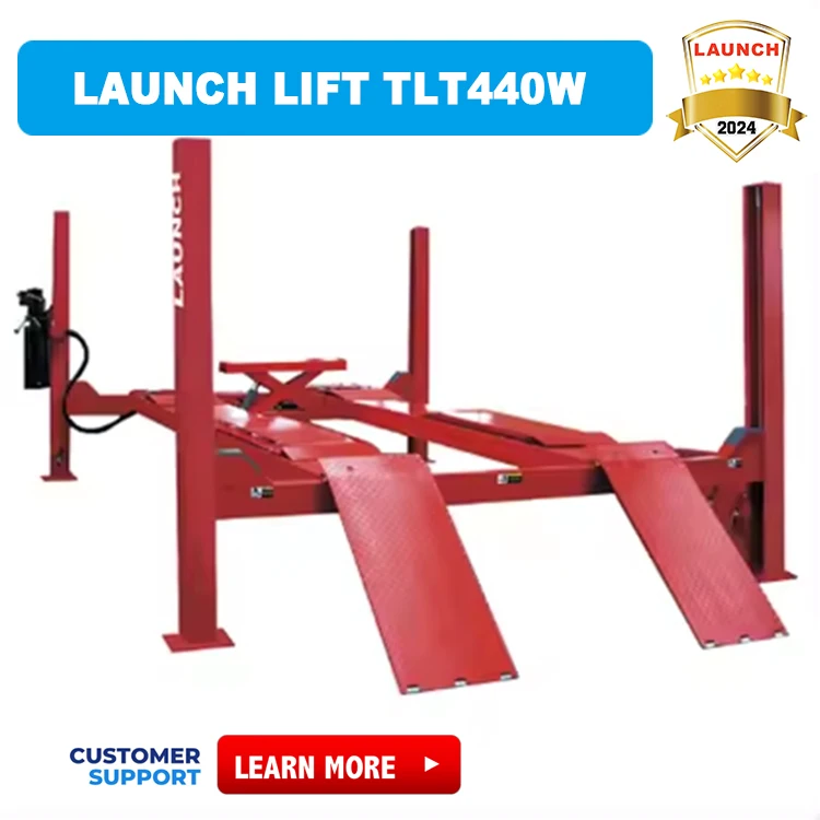 Launch TLT440W Used 4 Post Car Lift for Vehicle Lifting and Hoisting