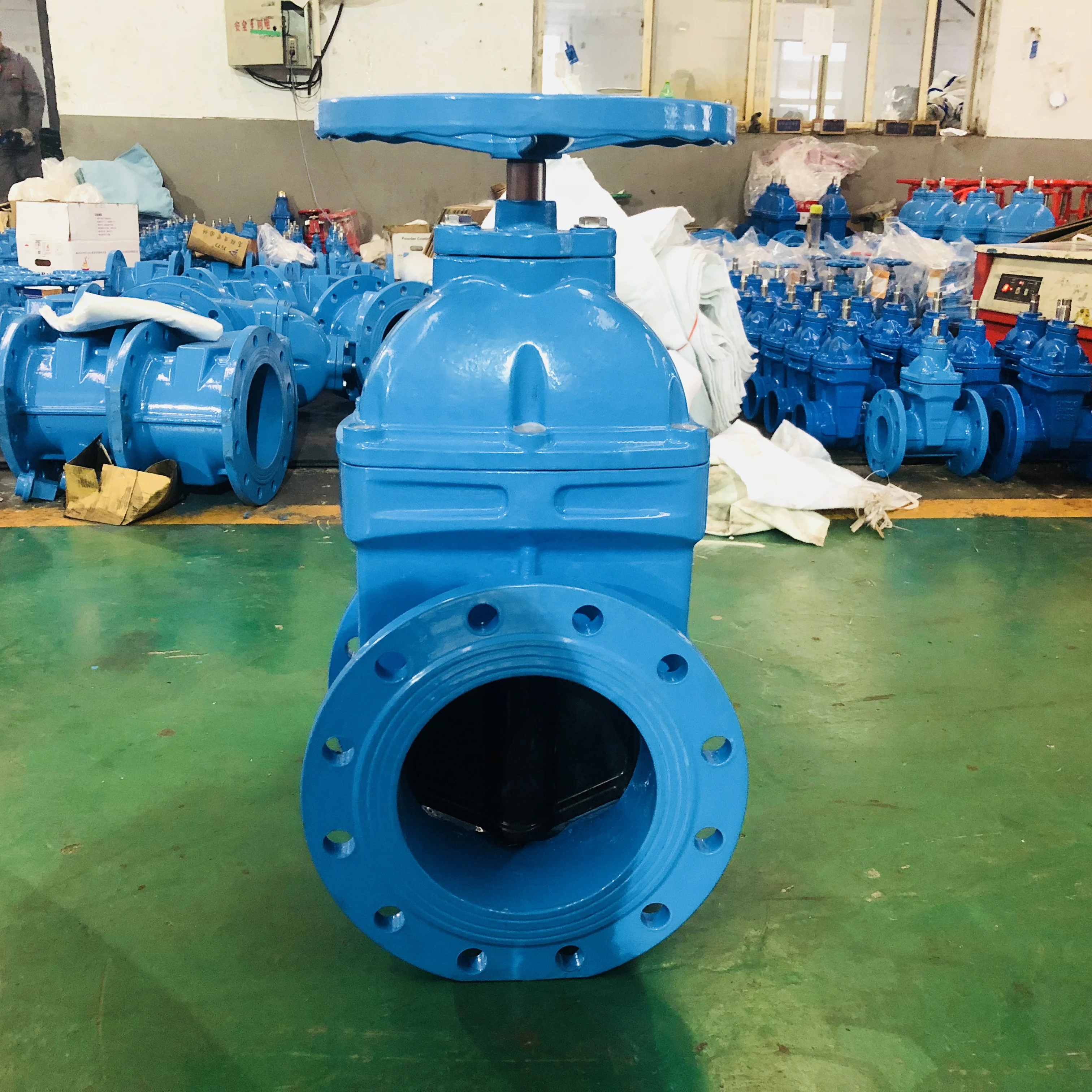 China GV supplier soft seat cast iron gate valve F4 DIN3352 ggg50 ductile iron gate valve