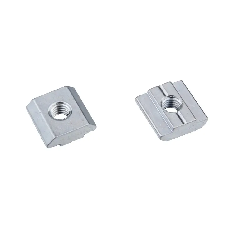 Nut 2A08.AA.01 High quality Zinc plated steel T slot nut for aluminum profile slot 8 slide hammer nut