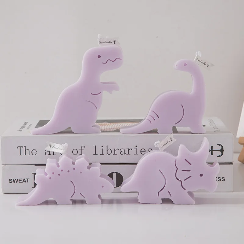 Novelty Dinosaur Giraffe Frog Shaped Scented Candles Home Decor Cute Animal Candle Manufacturer Candles Photo Props