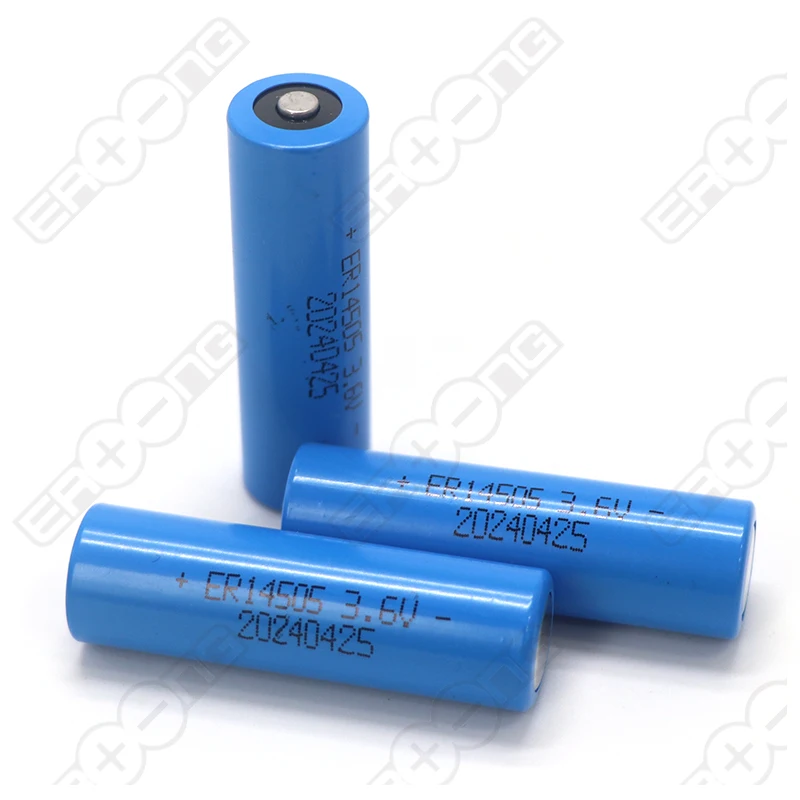 Hot Sale Rechargeable  ER14505 3.6v 2400mah Battery Cell for Alarm Utility Gas Meter Fuel Gauge Data Logger