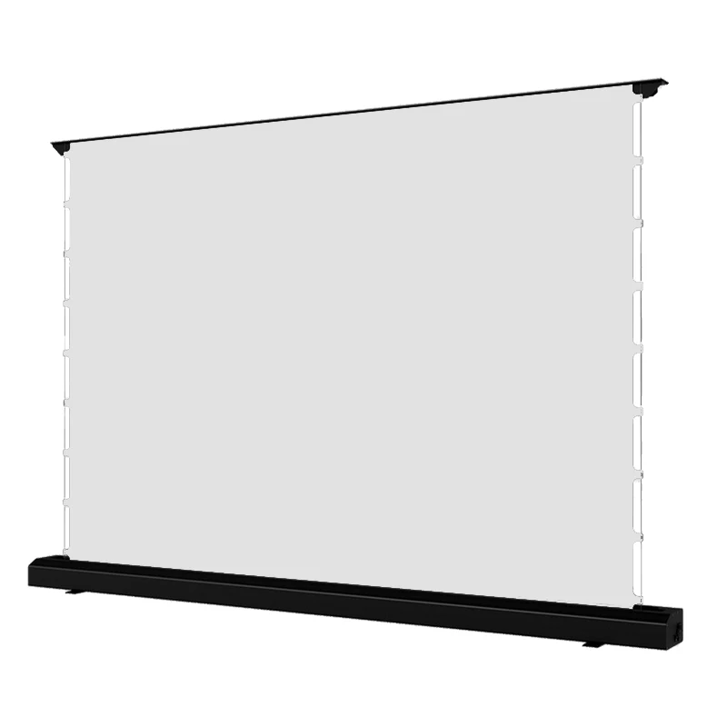Seeball 100 inch 16:9 Pull up&down projector screen Floor rising grey screen portable projector screen