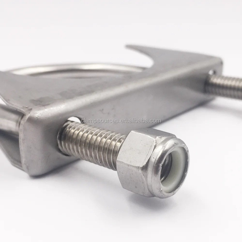 2.5 inchi Heavy Duty M10 Thread Exhaust fixing U Bolt Clamps