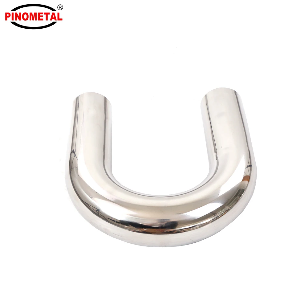 Custom 3.5' 4' 5 Inch 90 180 Degree Stainless Steel Pipe Fittings Exhaust Aluminum Elbow Mandrel Bend Pipe