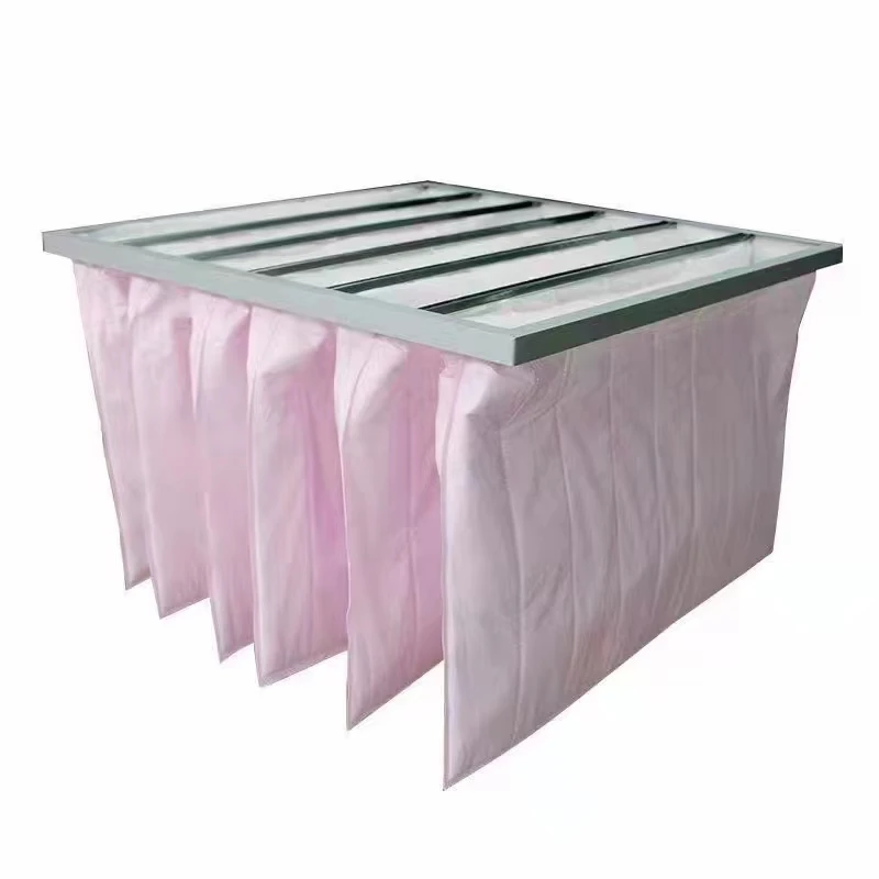 Professional Custom Air Filter Pocket Filters Type Central Air Conditioner Non-Woven F7 Filter