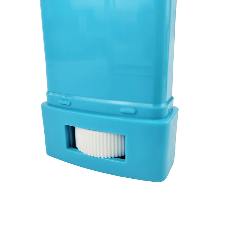 15g 35g 50g 75g oval shape empty gel refillable deodorant stick container twist up tube sustainable cosmetic packaging