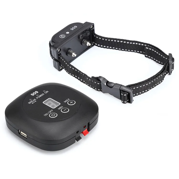 Upgraded Temporary Dog Fence Systems 9 Levels Shock Waterproof Rechargeable Electric Dog Collar GPS Fence