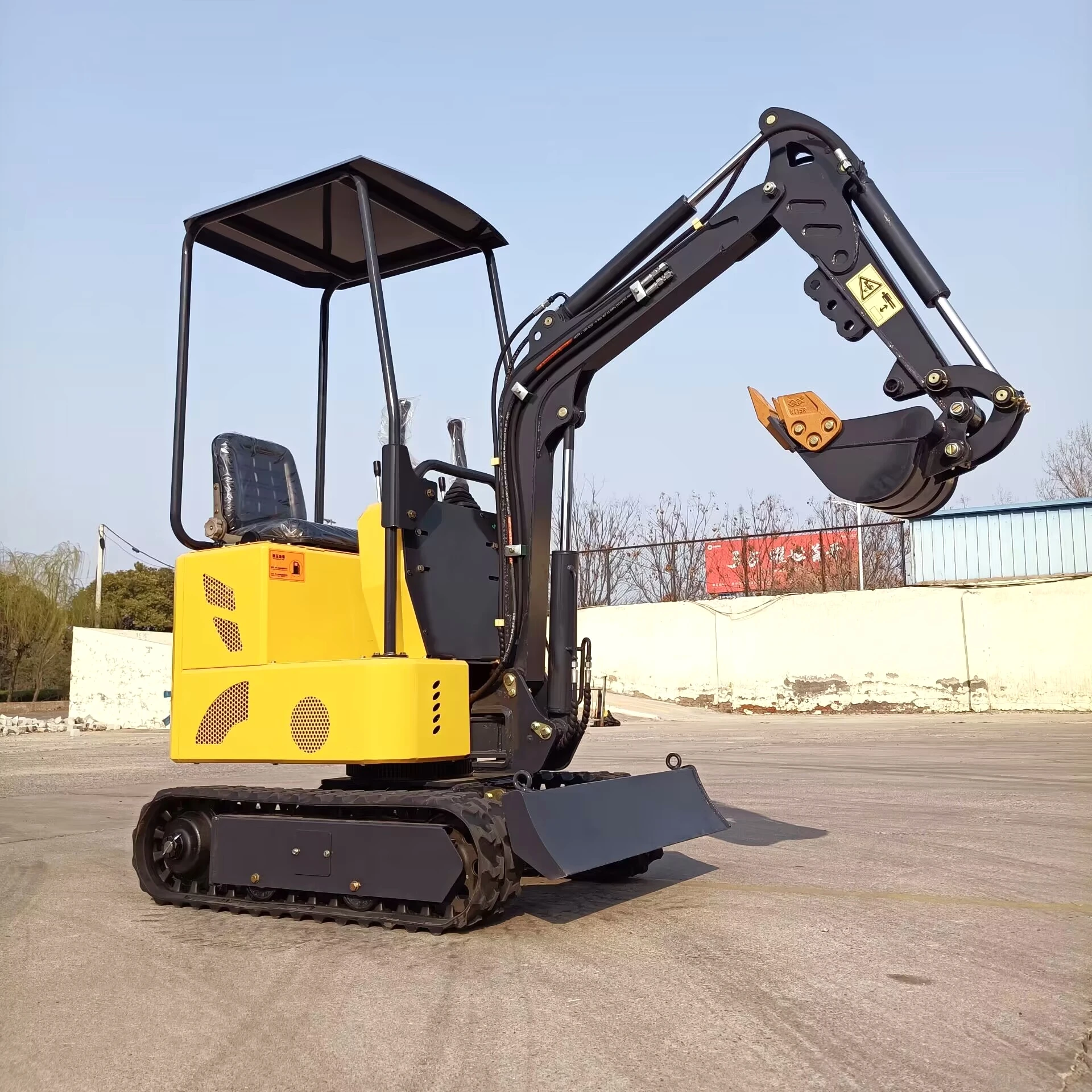 CE/EPA excavator 0.8ton 1 ton 1.2 ton mini bagger digger machine farm crawler excavator mini for sale