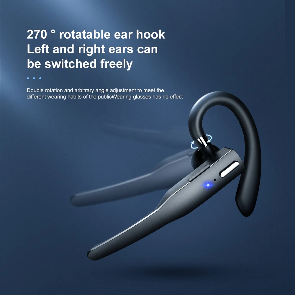 YYK525 popular driver handsfree headphones fone de ouvido comercial HIFI stereo ear hook single earbuds business earphones