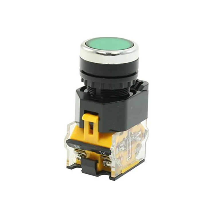 LED Indicator Light Lamp Electrical Momentary Push Button Switch Power Tools Switch Return Momentary 1NO Plastic Push Spring 10A