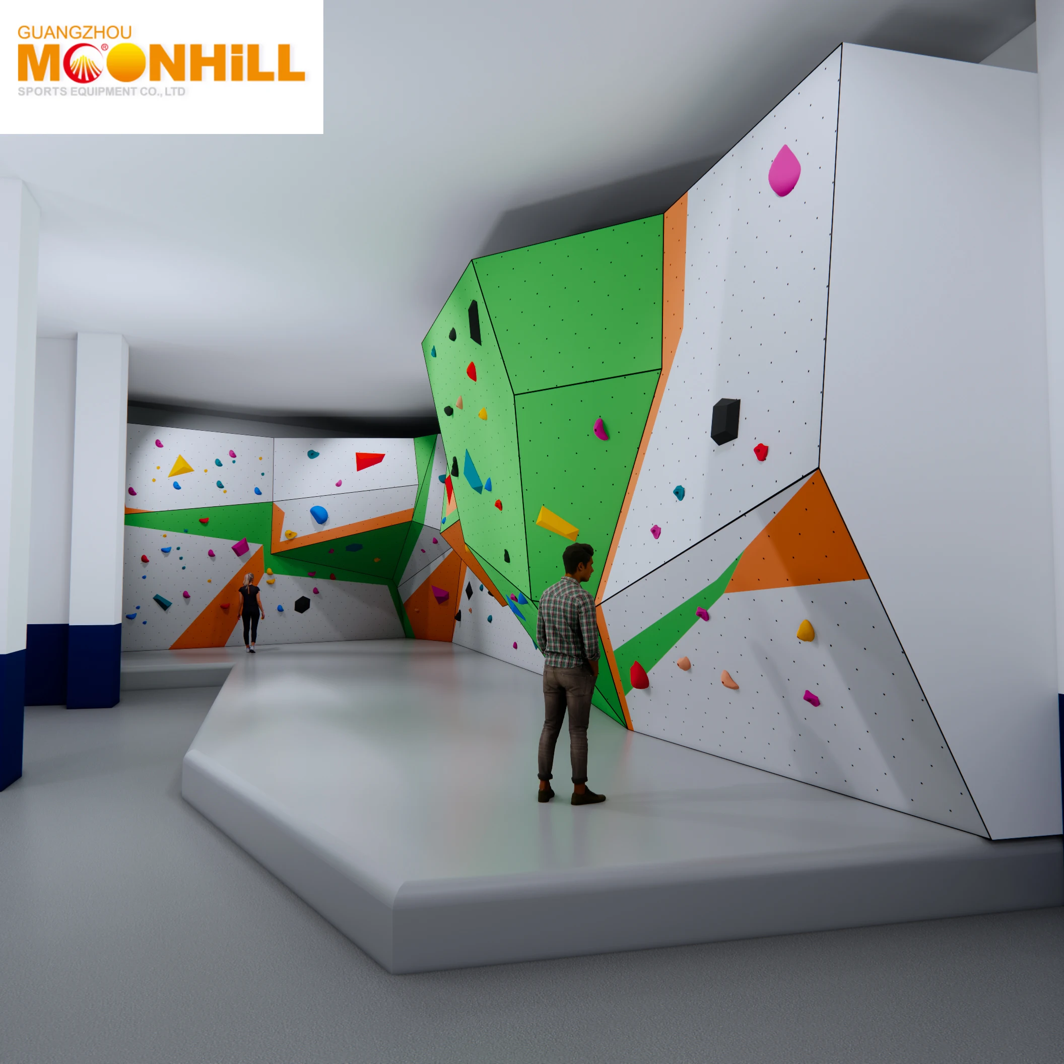 The popular Climbing Wall factory specializes in making climbing walls