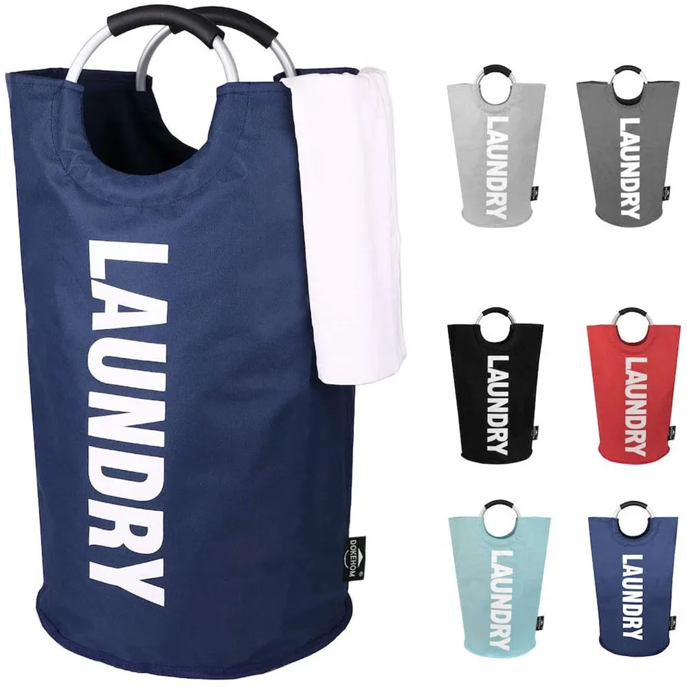 Amazon Selling Folding  Fabric Laundry Basket size 38*72 cm or 43*79 cm Europe Selling hot laundry baskets