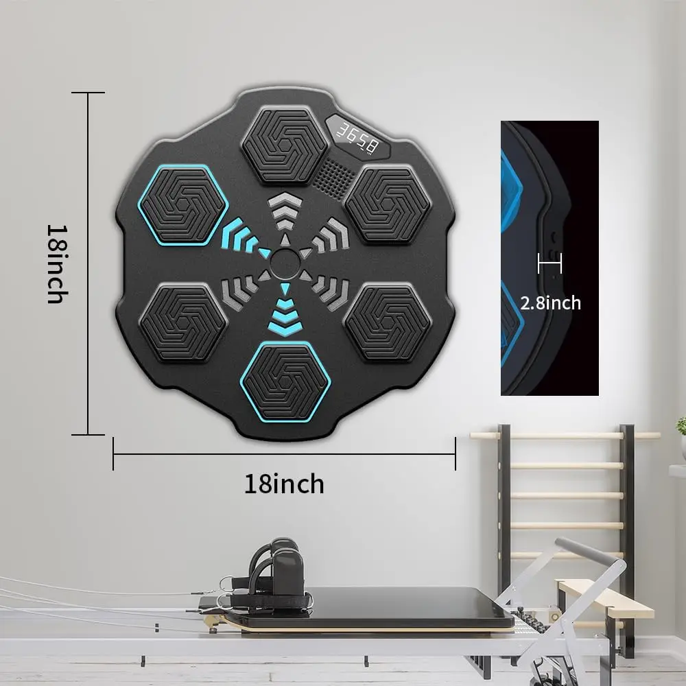 Gymbopro Music boxing machine wall mounted smart bluetooth punching target music boxing machine