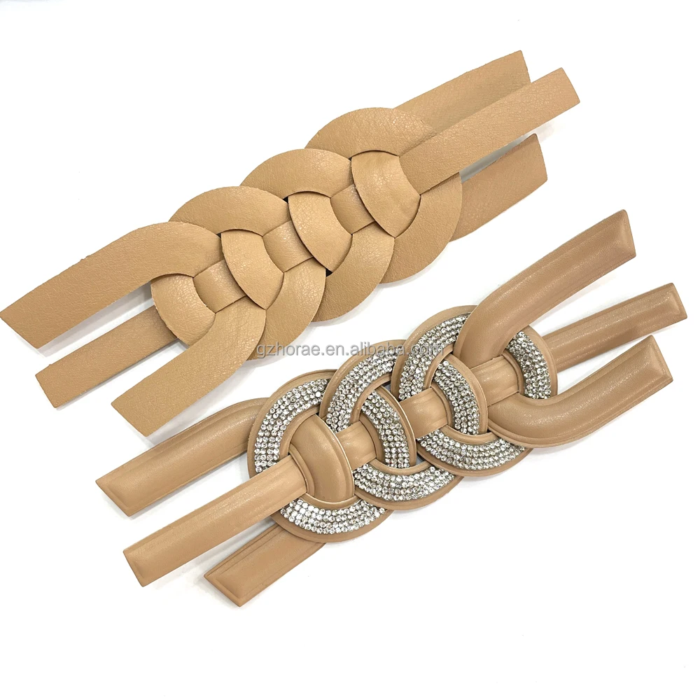 UP011 New designs crystal lady sandal upper material shoes upper rhinestone accessories