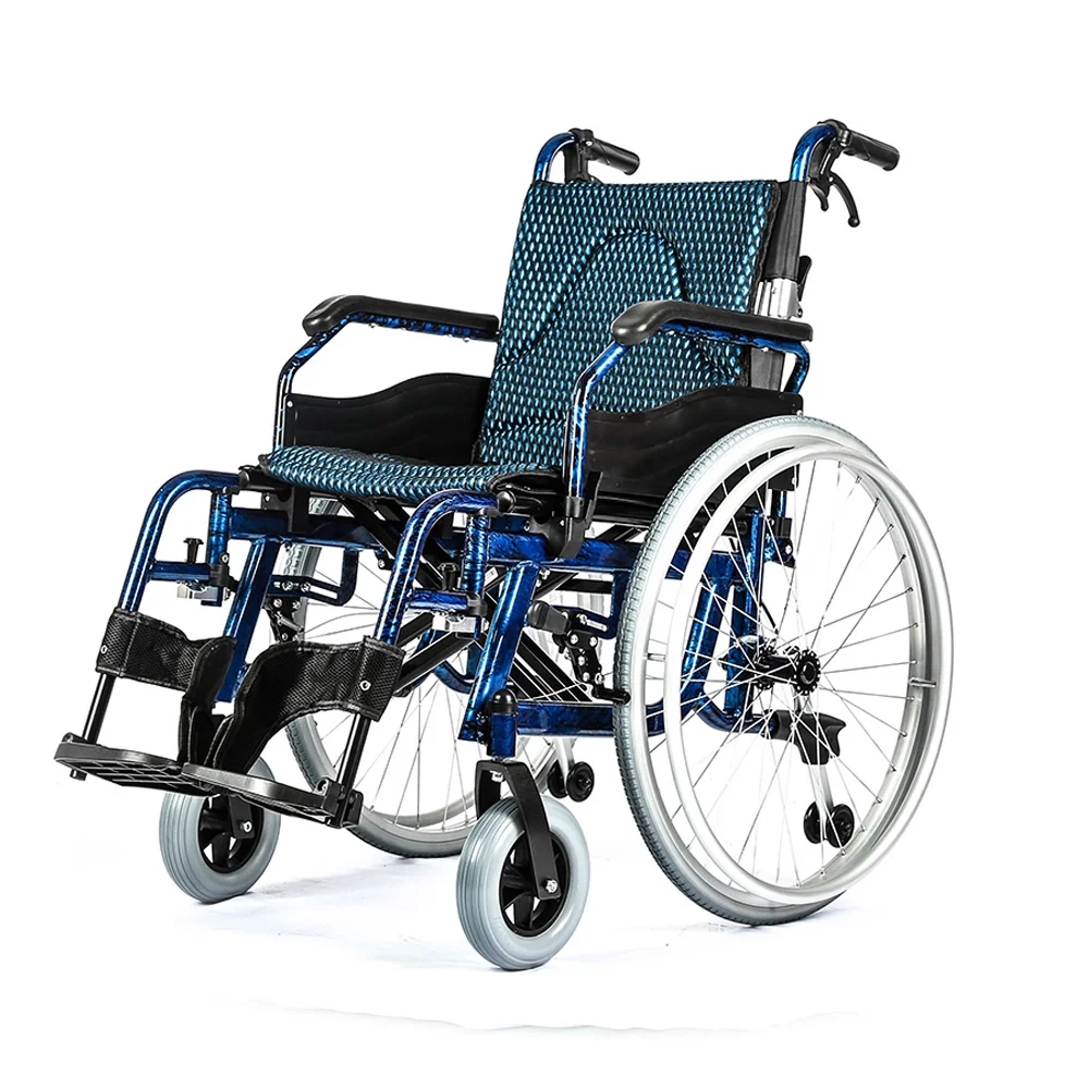 Premium Connecting Drum Brake Paraplegic Manual Foldable Wheelchair For Disabled People