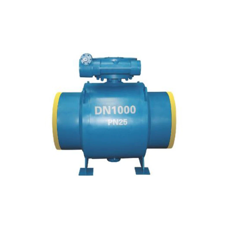 Заводская Горячая Распродажа PN16-25 DN600-1200 полностью сварной устойчивый к старению шаровой клапан из углеродистой стали