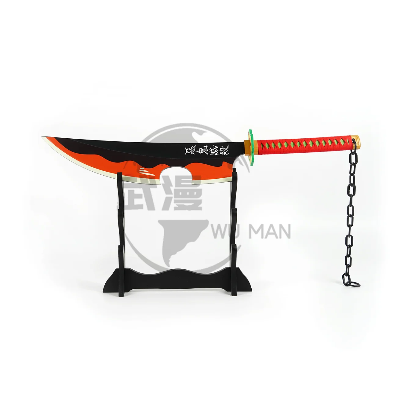 Japanese Uzui Tengen Coser Anime Demon Slayer Safety Weapon Ninja Katana Swords for Cosplay