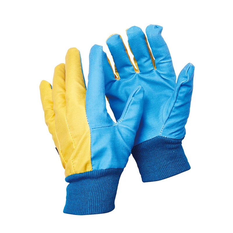 C3818 Anti slip Safety Gardening Gloves Drill Cotton Garden Glove for Women