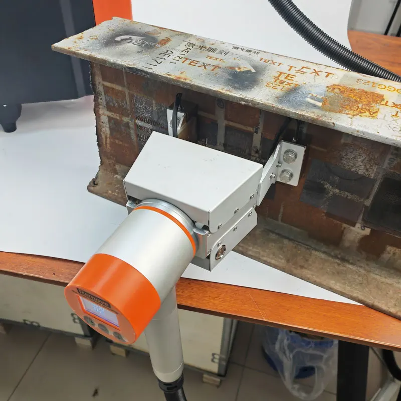 CNC LY innovative pull rod laser cleaning machine for mold cleaning marks
