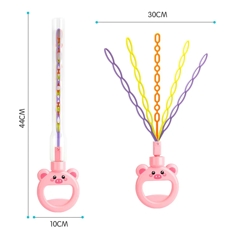 33 Holes Bubble Wand Outdoors Activity Cartoon Five Claw Bubble Sticks Soap Bubble Wand for Kids