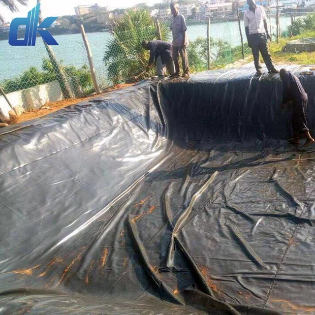 Aquaculture Fish Shrimp Farm Pond Liner 0.5 mm Hdpe Geomembranes price 0.75mm 1.0mm hdpe pond liner fish farms tanks dam liners