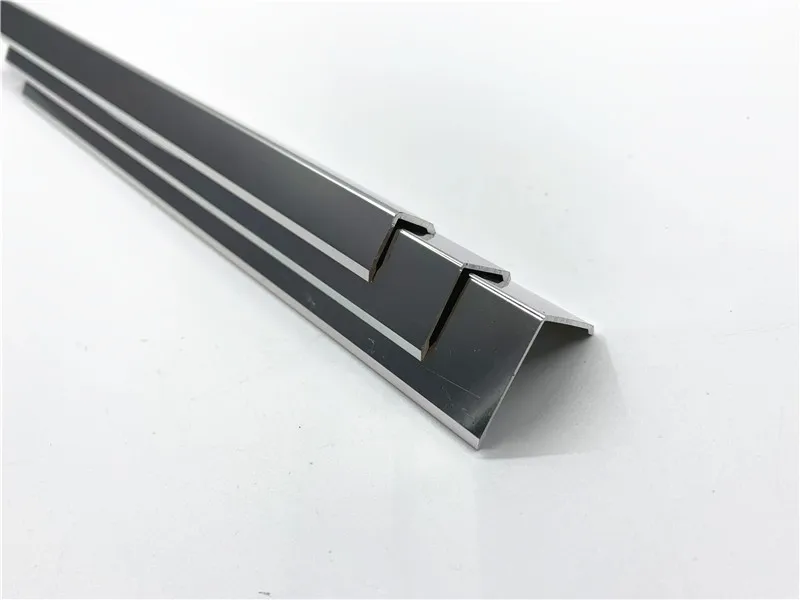 Hot Sale Gray Aluminium Tile Trim Tile Edge Trim Straight L shape