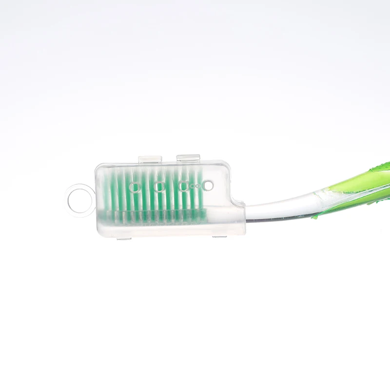 Оптовая продажа пластиковая домашняя зубная щетка с ручкой для домашних животных