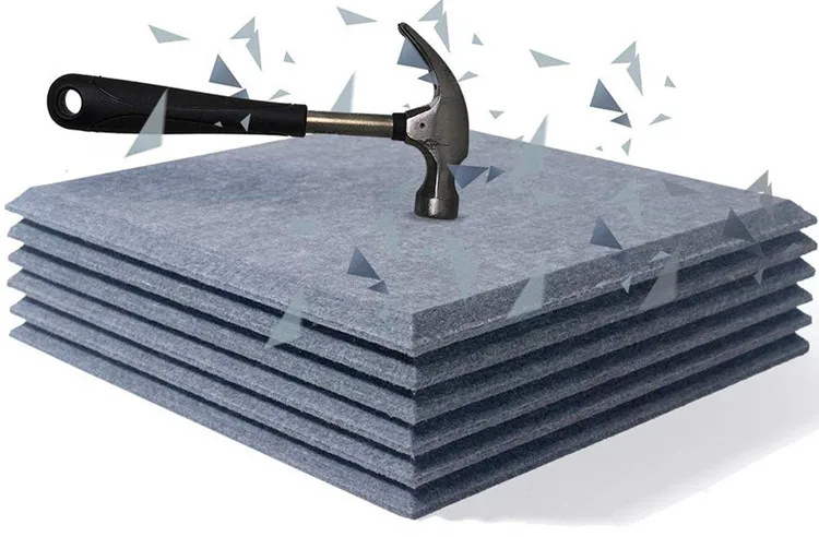 Sound Absorber Panels Sound Proof Padding polyester fiber Acoustic Treatment wall Panels
