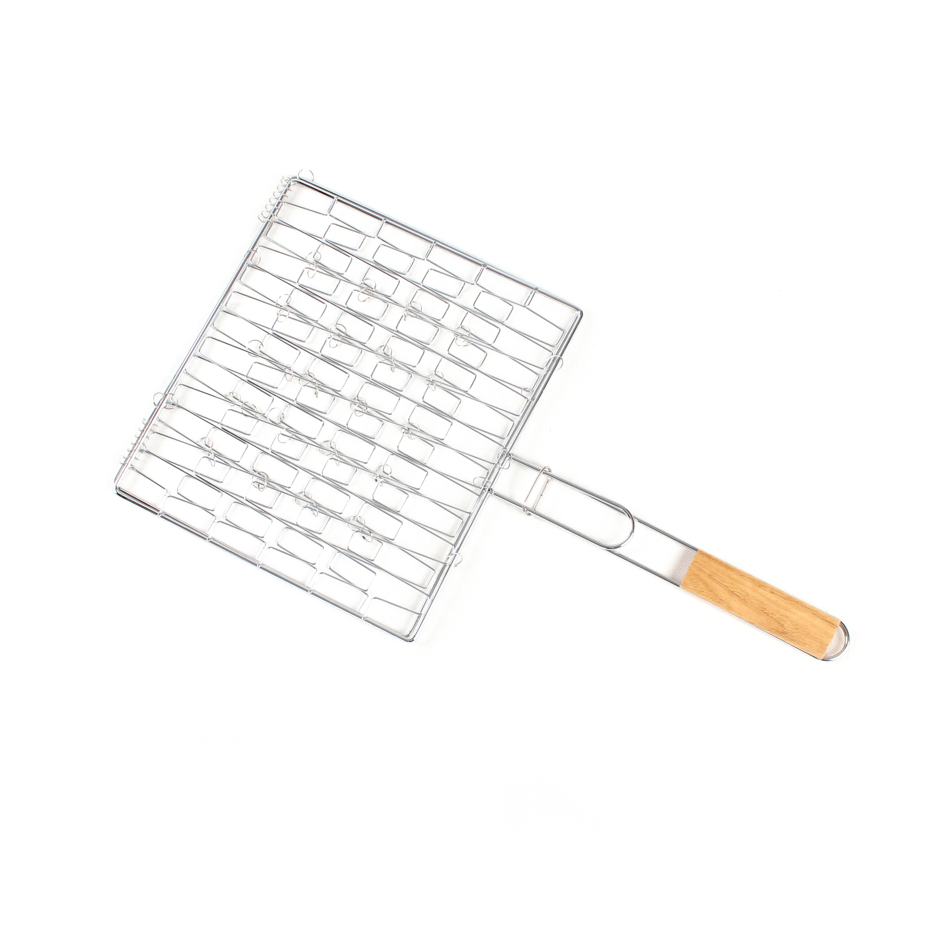 Barbecue grill basket, Barbecue wire mesh clip Basket Smoker BBQ Grill Cooking