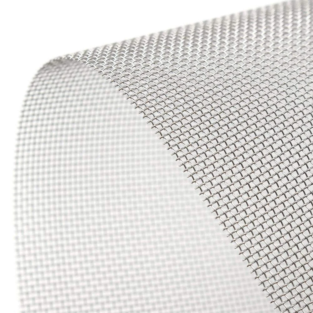 100 500 Mesh Sand Filter Mesh Woven Steel Net High Standard 304 316 Stainless Steel Wire Mesh For Sieve